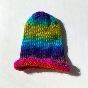 Handmade in crochet hat winter.